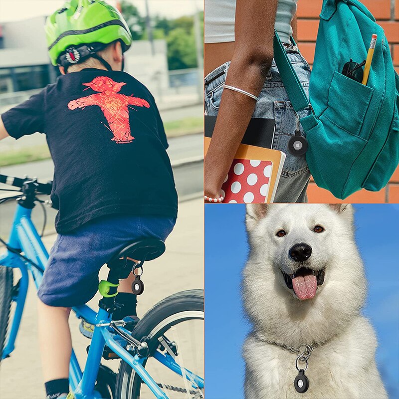 Para apple airtags silicone líquido luva protetora para apple localizador rastreador dispositivo anti-perdido chaveiro luva protetora quente