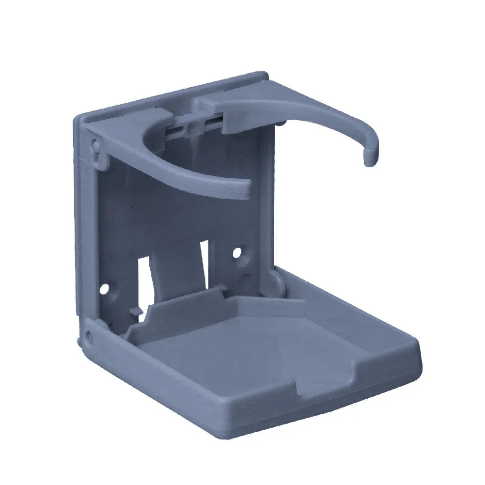 Suporte universal ajustável para bebidas, pode carro, dobrável, bandeja, garrafa de água, para carro, caminhão, barco, van, suv: CINZA