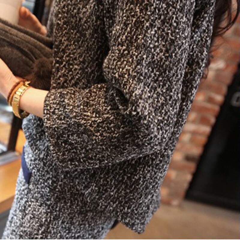 Winter Trendy Two Piece Women Set Korean Style Womens Clothing Knitted Female Slim High Waist Casual Females