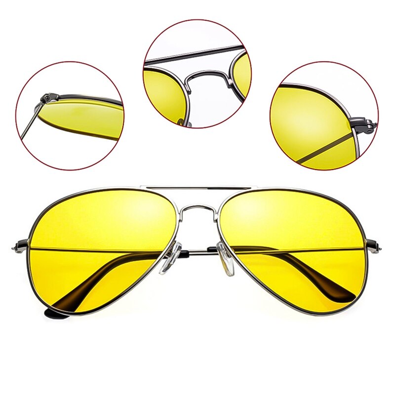 Auto Auto Driver Nachtzicht Anti Glare Polarisator Bril Stofdicht Zonnebril Rijden Zonnebril Brillen Voor Mannen/Vrouwen