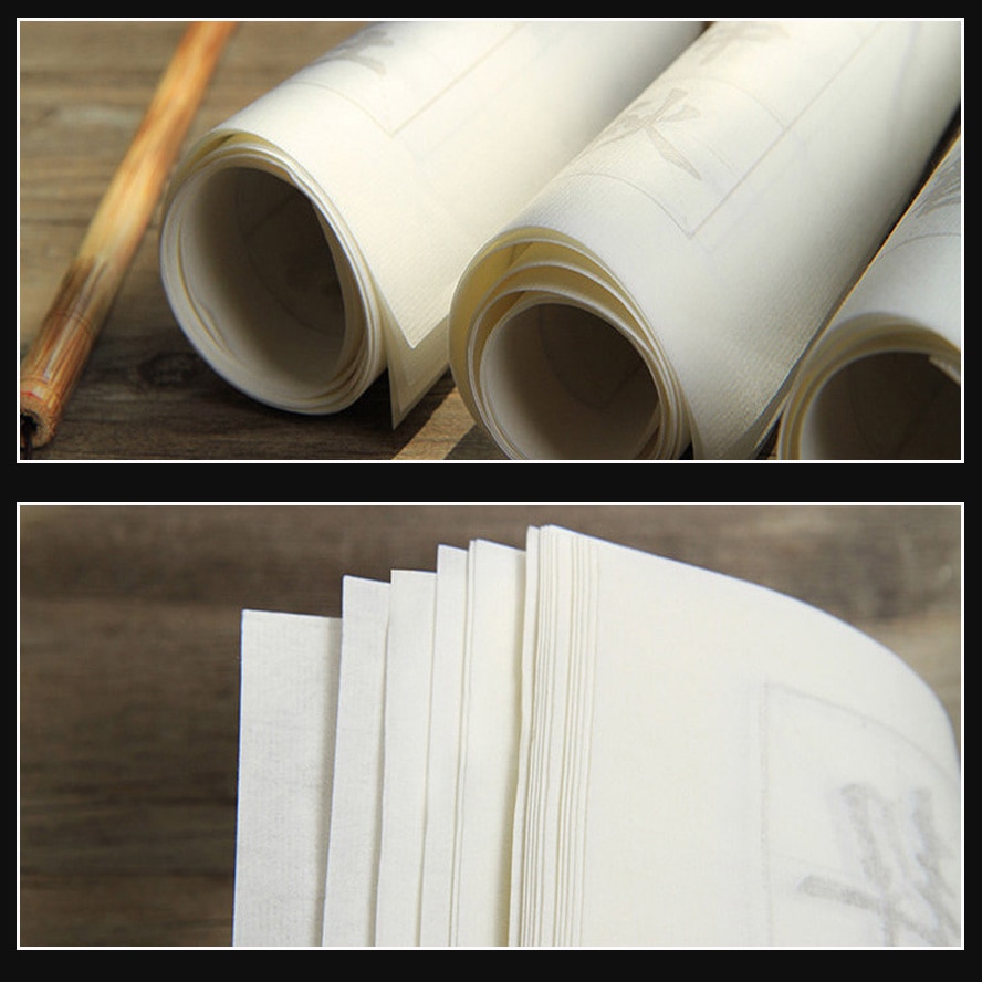 Copia de papel de arroz de Lan Ting Xu Wang xizhi, cuaderno para caligrafía china con pincel water hick Rice paper