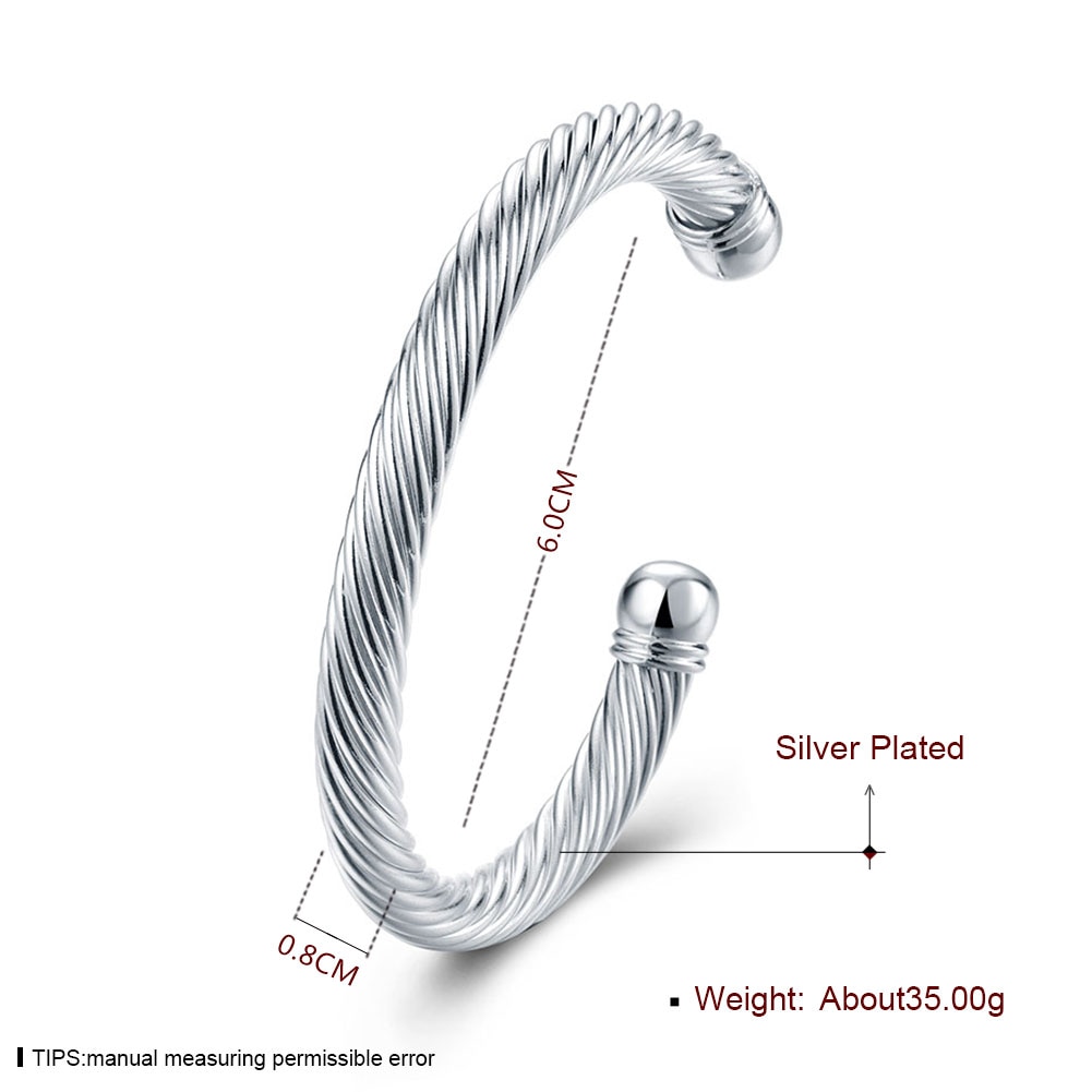 Armreifen Männer verdrehte Kabel Draht Armbinde Antike Jahrgang Armreifen Weihnachten Frauen Manschette Armbinde