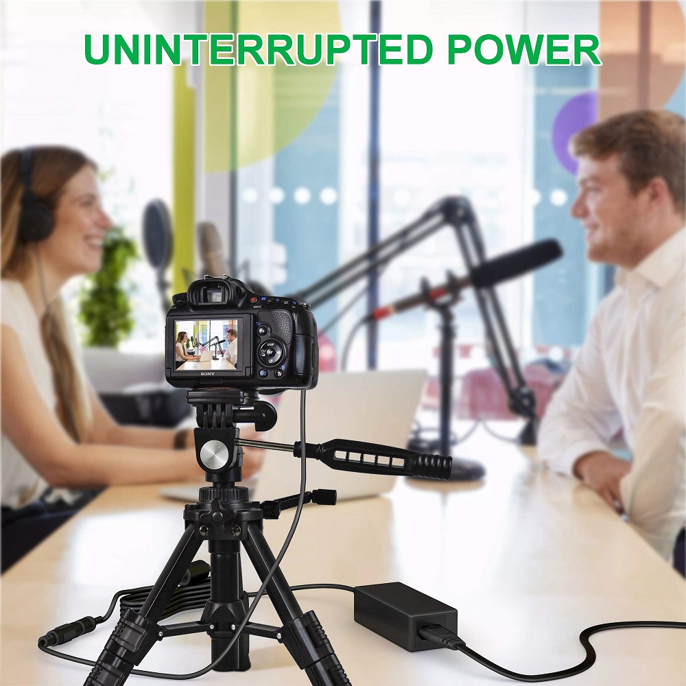 Fuente de alimentación AC-PW20 NP-FW50 Batería ficticia ZV-E10 Kit de adaptador de CA continuo AC PW20 para cámaras Sony Alpha ZVE10 A6400 A6000 A5100 A6100 A6300 A6500 A7 A7II A7S A7SII Cyber-shot DSC-RX10 II III IV