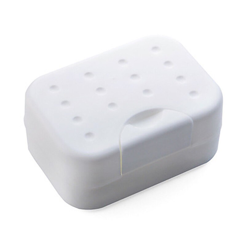 Travel Soap Dish Box Case Holder For Home Or Travelling,Simple Cleaning Travel Soap Dish Box Soap Saver Soap Holder: White