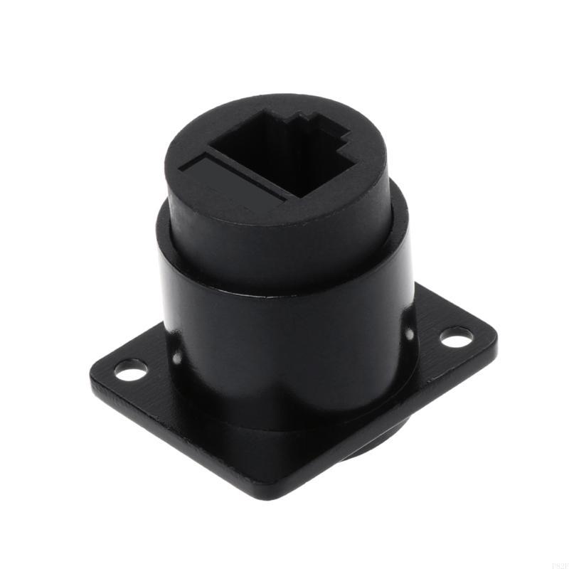 P82F D-Typ-Modul RJ45 Socket Cable Female Signalstecker Cat6 Panel Mount-Netzwerk Ethernet-Erweiterungsschnittstelle Adapter