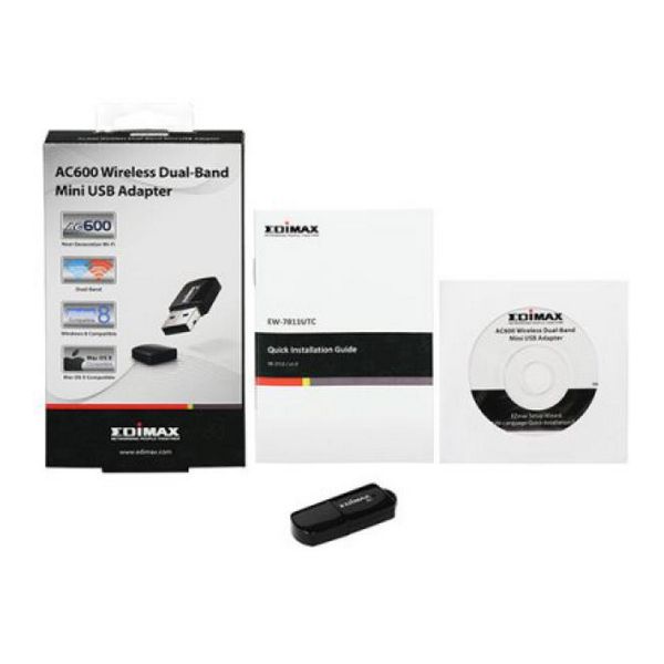 Mini usb wi-fi adapter edimax ew -7811 utc usb 2.0
