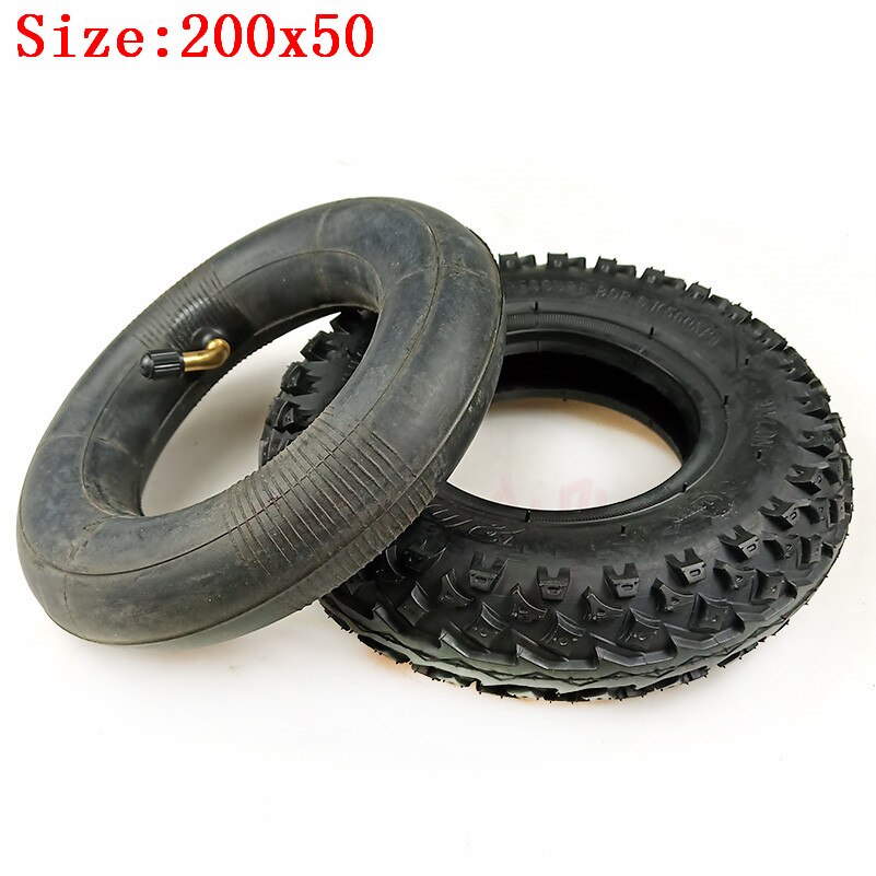 8 inch Electric Scooter Tyre With Wheel Hub 200x50 tire Electric Vehicle Aluminium Alloy Wheel 8''x2''Pneumatic tyre wheels: inner and outer tir