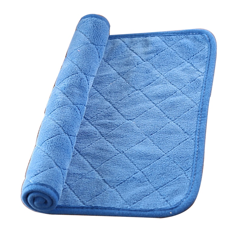 2/4/8 Pcs Double Thick Cleaning Cloth Super Absorbent Microfiber DishCloth Wipe Floor Household Large Size Rags Kitchen Gadgets