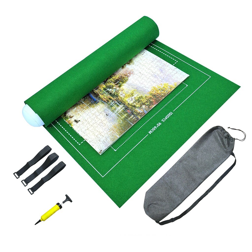 Jigsaw Puzzle Roll Mat Puzzle Storage Puzzle Saver Environmental Friendly Material, Store Jigsaw Puzzles Up To 1,500 Pieces