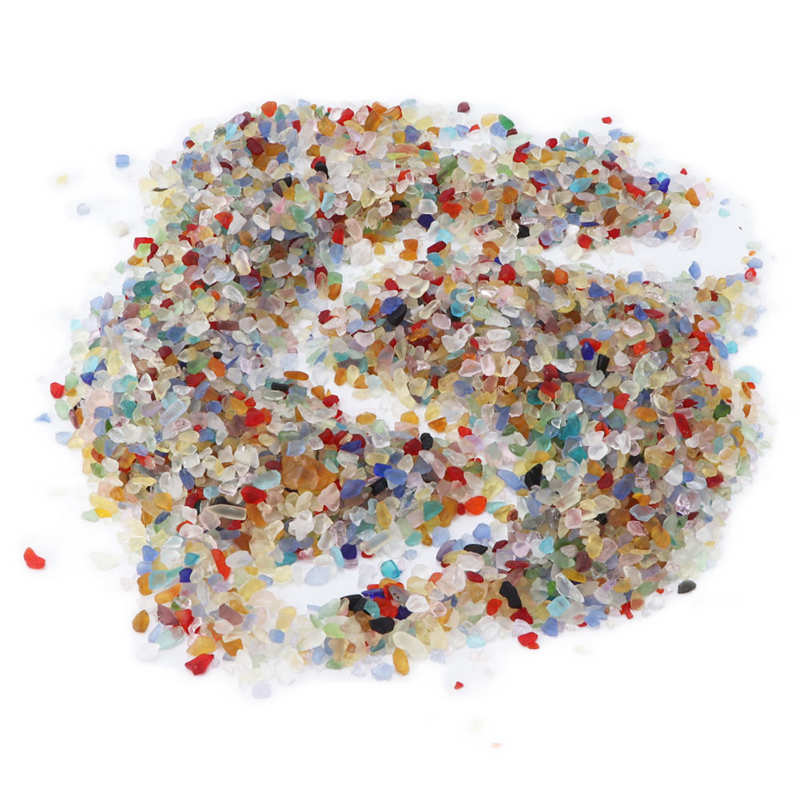 Fish Tank Bottom Sand Stone Landscaping Bright Fish Tank Sand Stone Ornaments Reusable for Flower Pot for Aquarium for Fish Tank