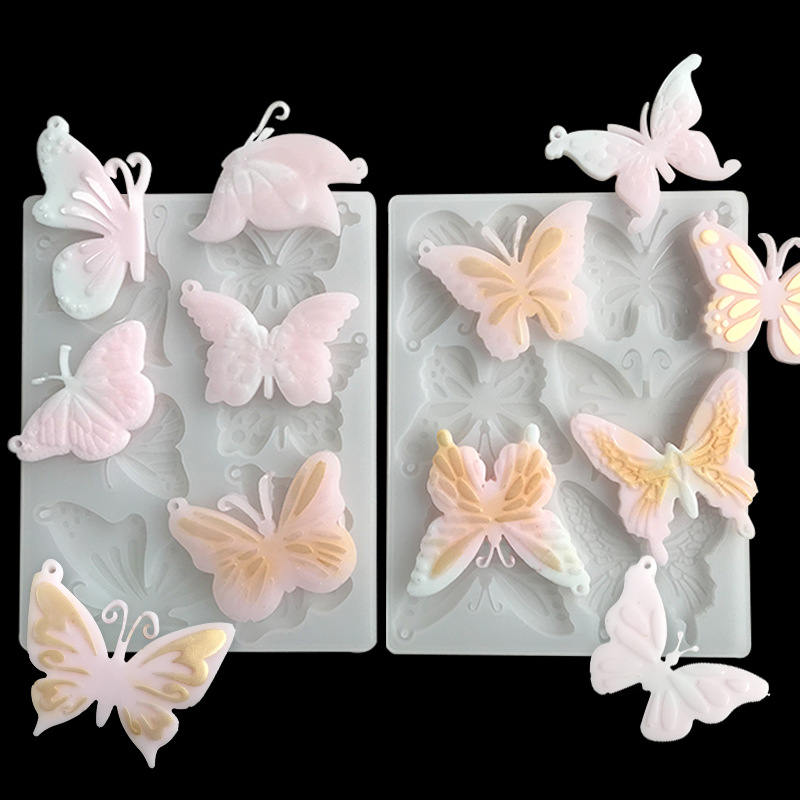 Neue Schmetterling Silikon Form Fondant Kuchen Formen Kuchen Grenze Wohnkultur Schokolade Aufdruck Unregelmäßige Ornament Form