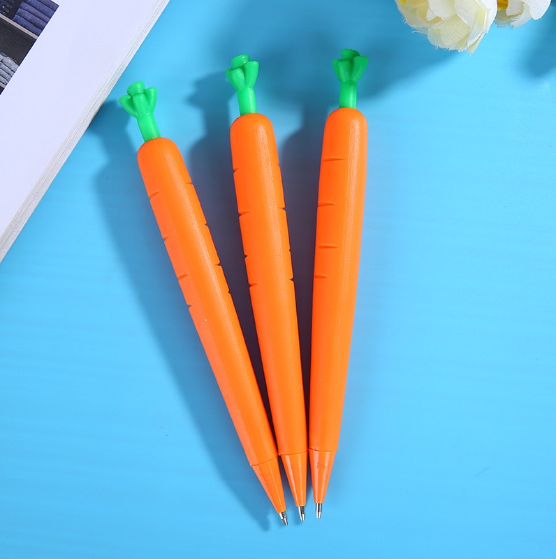 Carrot Mechanical Pencil for writing Cute Automatic Drawing Pen School office Supplies Stationery