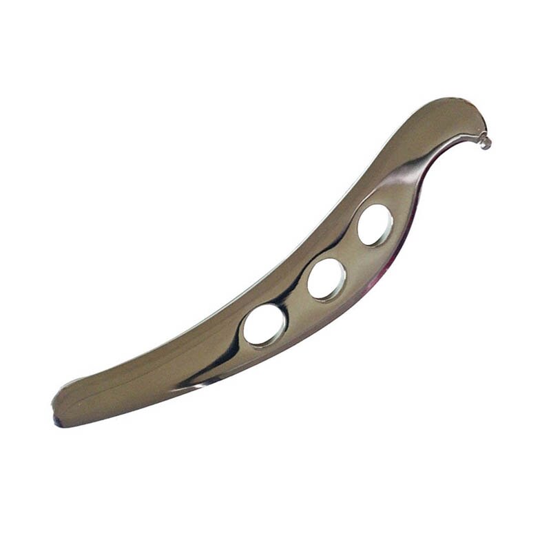 Stainless Steel Scraping Board Plate Physical Therapy Tissue Muscle Massage Tool TK-ing: Default Title
