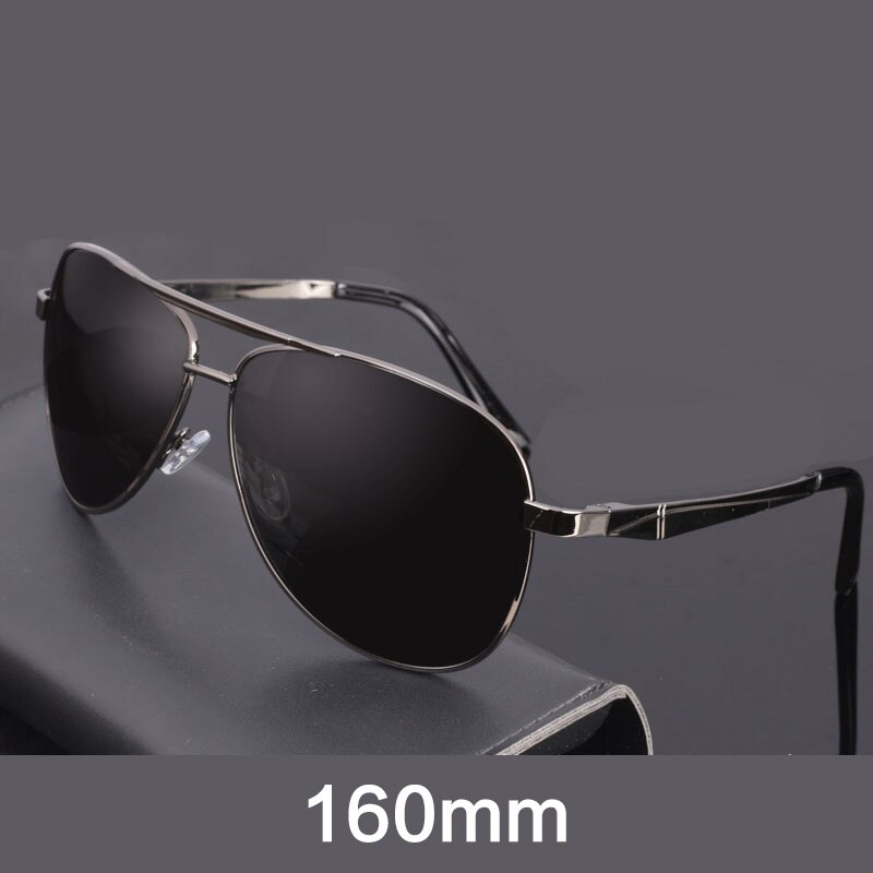Cubojue gafas de sol de 160mm para hombre polarizadas gafas de sol de gran tamaño para hombre que conduce la bisagra de primavera UV400 caso libre de grasa grande cara