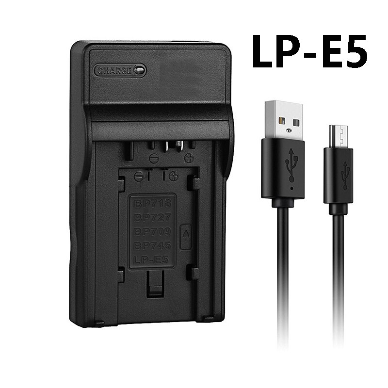 USB Charger for Canon EOS Camera LP-E5 LP-E6 LP-E6N LP-E8 LP-E10 LP-E12 LP-E17 Battery charger