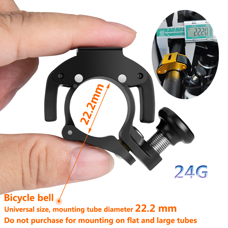Sonnette de vélo étanche 90-100db, sonnette de vélo Invisible, Mini Portable en alliage, cloches de guidon de cyclisme sur route vtt
