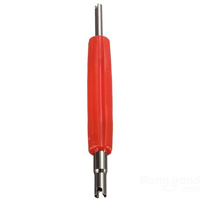 Herramientas de instalación/extracción de núcleo de vástago de válvula de neumático de coche de doble extremo, llave de núcleo de válvula de neumático de bicicleta y camión, 1 unidad, nueva