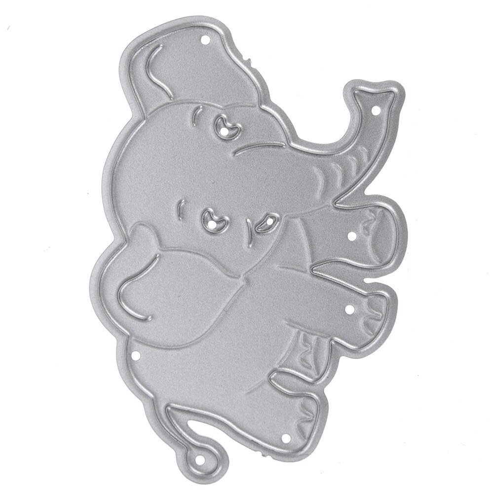 Modelli di elefanti stampi in metallo taglio per scrapbooking carte Album decorazione taglierina strumento Die Cut moda metallo taglio muore fai da te