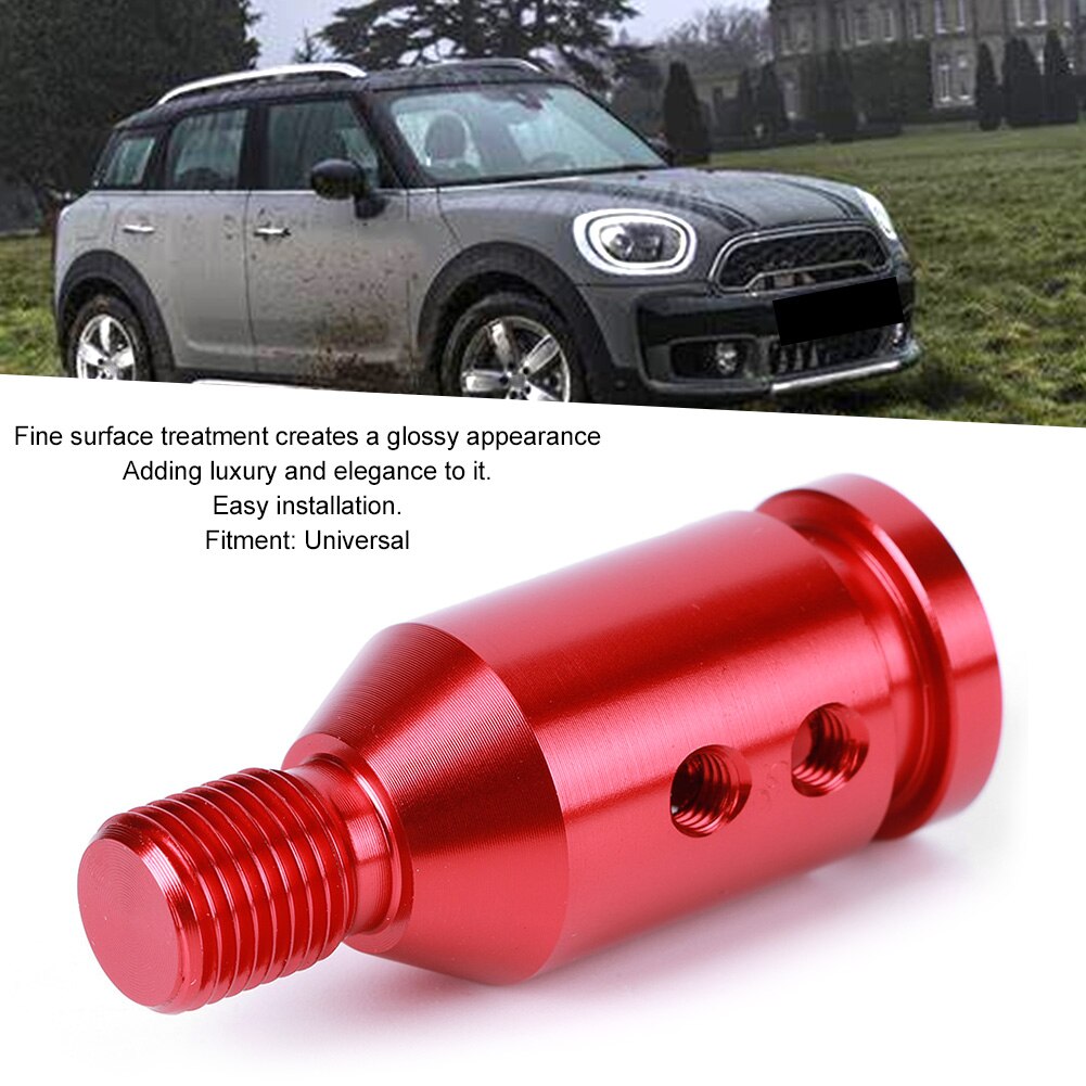 M12x1.25 Shift Knob Adapter Universal Threaded Knobs Boot Retainer for Shifter Level Red automobiles accessories