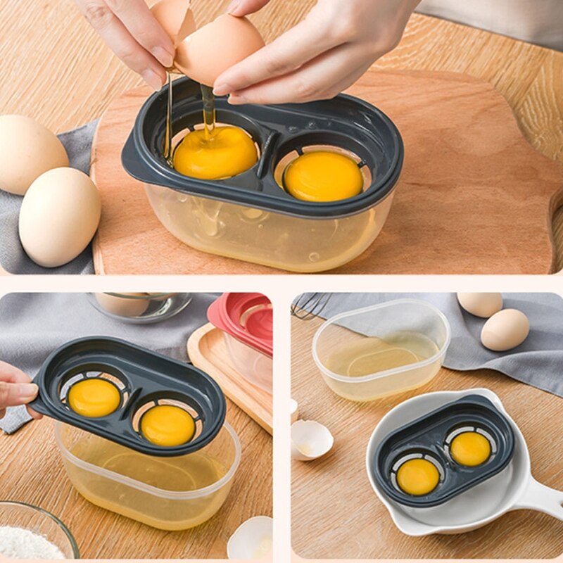 Plastic Egg Separator White Yolk Sifting Home Kitchen Chef Dining Cooking Gadget Kitchen Egg White Separator Tool
