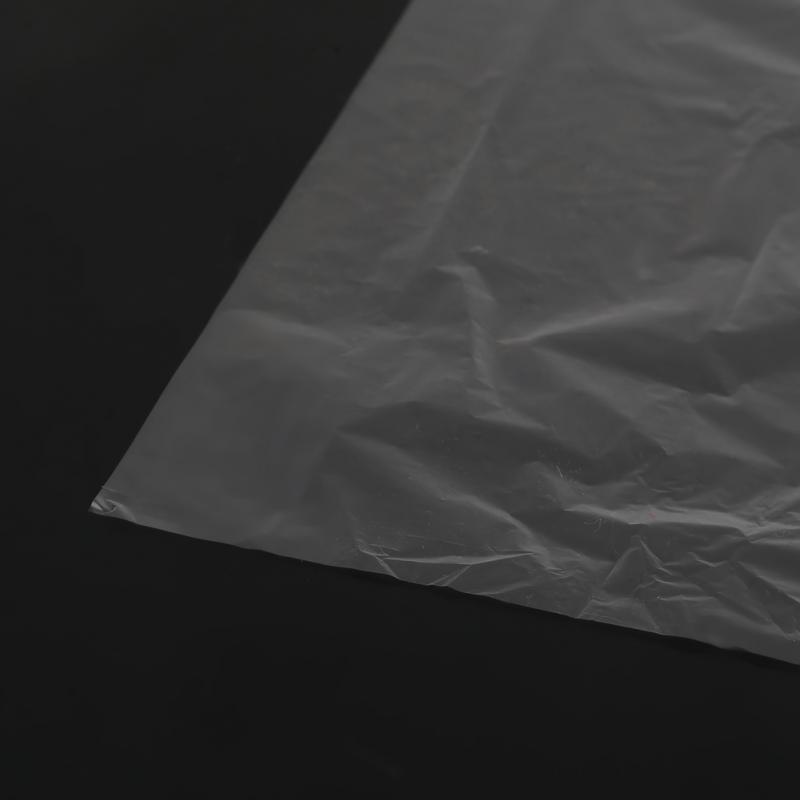 20 stks/partij Plastic Transparante Stofkap Kledingstuk van Kleren Opknoping Pocket Opbergtas Garderobe Opknoping Kleding