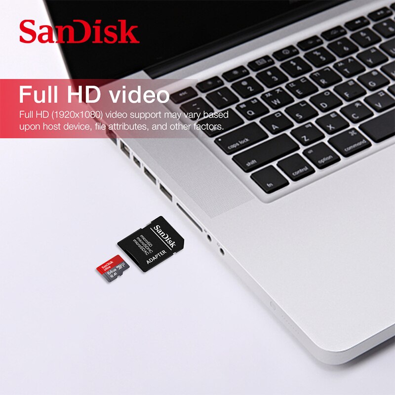 Sandisk Ultra microSD 16GB 32GB 64GB 128GB Class10 Memory Card Card SD/TF Flash Card + adapter + card reader Standard