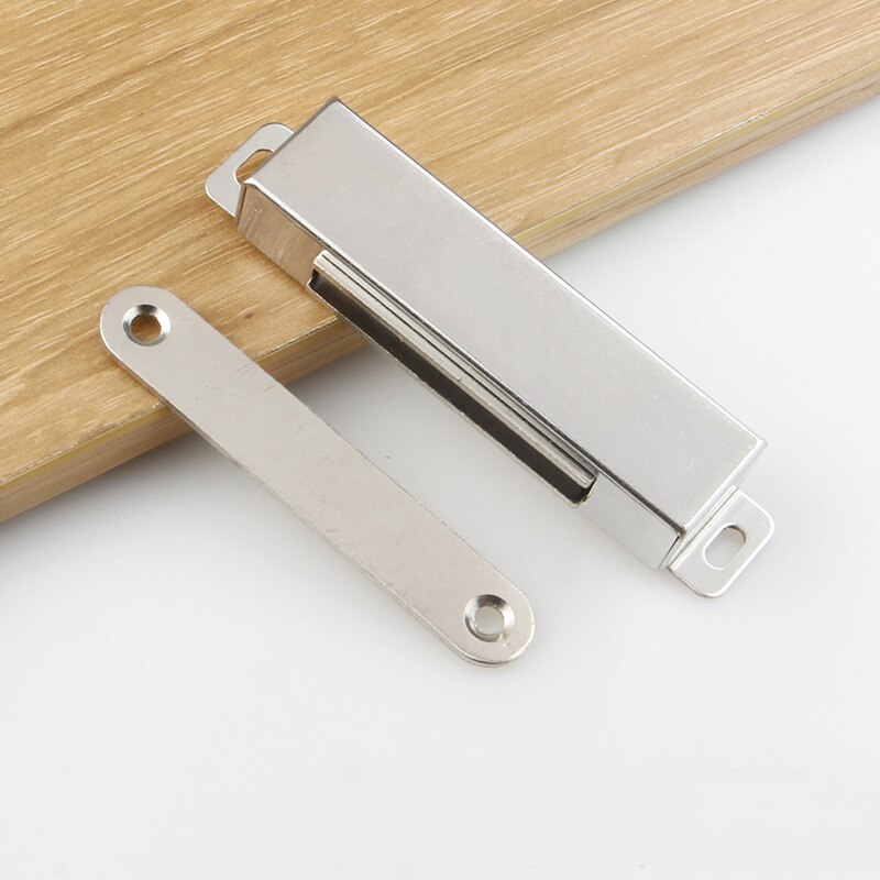 95mm Large Magnetic Door Catch, Stainless Steel Cabinet Magnet Closet Catches for Cupboard Furniture Door Close 40KG Suction