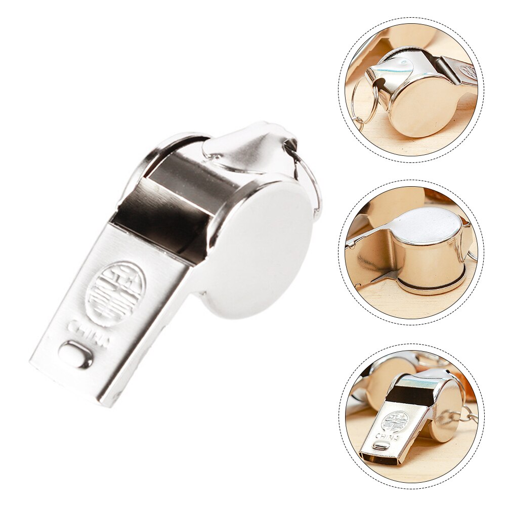 10Pcs Opknoping Metalen Ehbo Fluitjes Outdoor Metalen Voetbal Fluitjes: Default Title