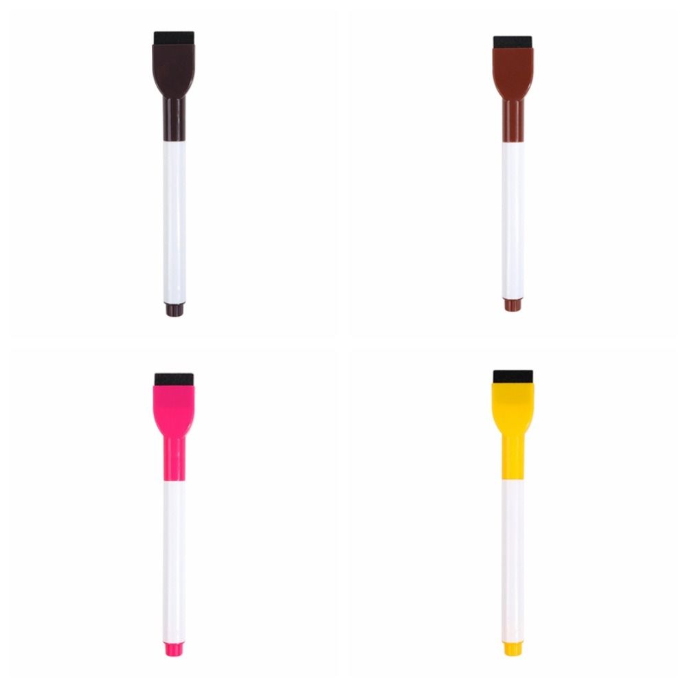 Portable Colorful Whiteboard Marker Magneticless Waterborne Brush Water Color Pens Erasable Multifunction Marker Pen Fridge