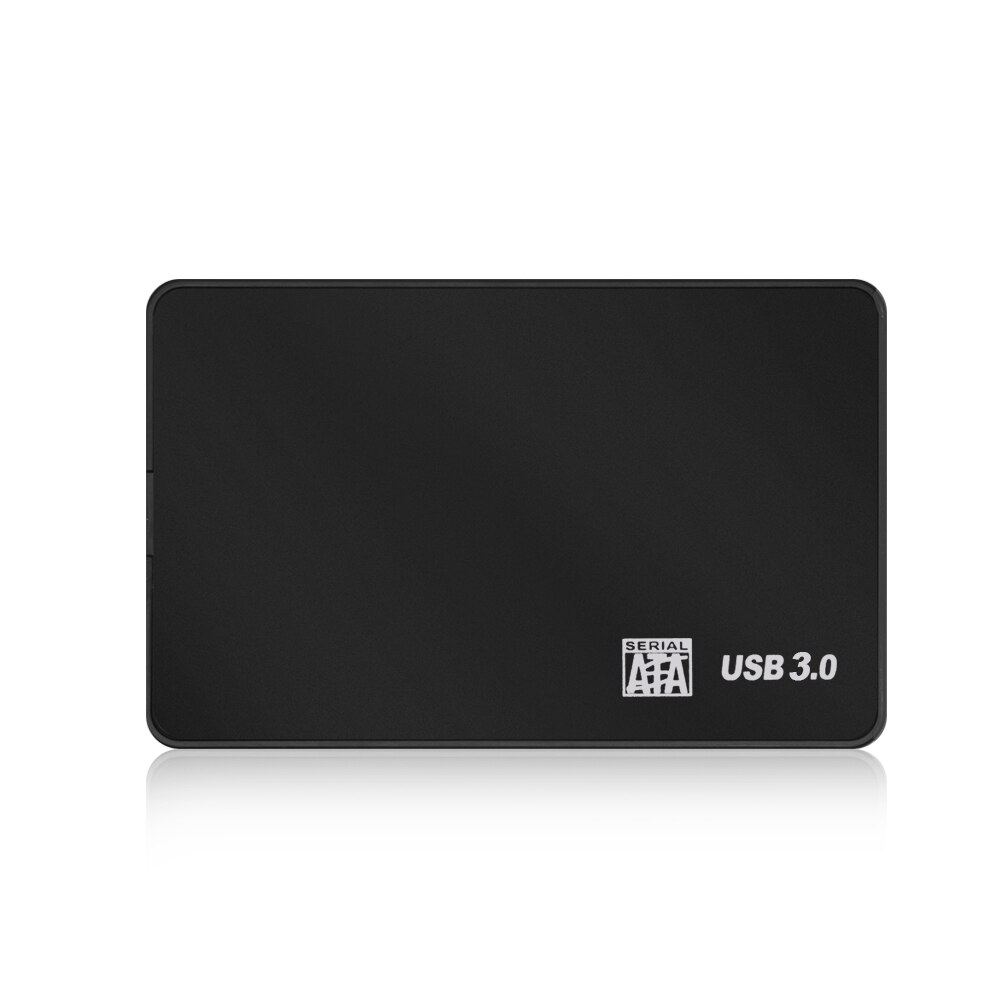 Tishric 2.5 tum usb 3.0 hdd fodral sata till usb hdd hölje hårddiskfodral för hårddisk extern hårddisk box stöd 8tb: Usb 3.0 svart
