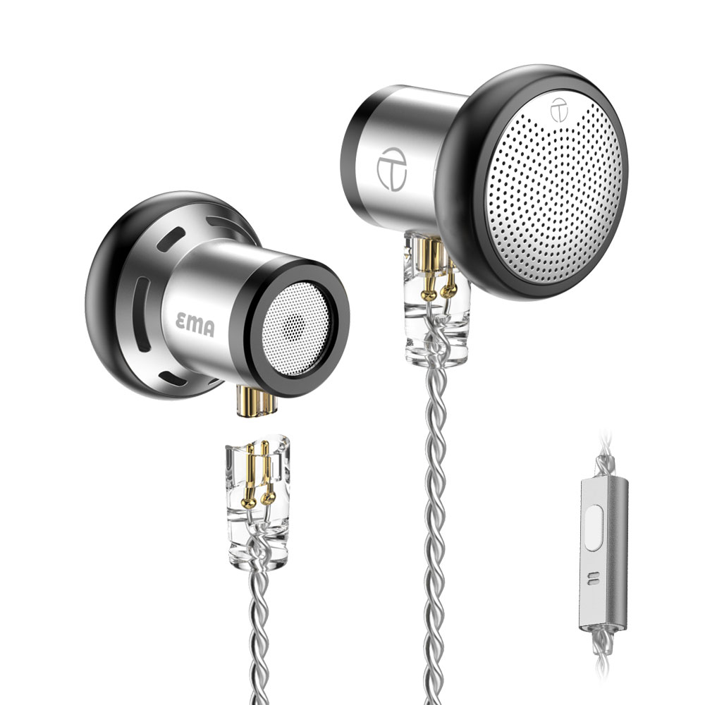 Nowy TRN EMA 14.2mm dynamiczny sterownik w ucho słuchawki Bass Metal płaska głowica wtyczka Earburd wymienny zestaw słuchawkowy T350 MT4 dla Xiaomi: Różowy