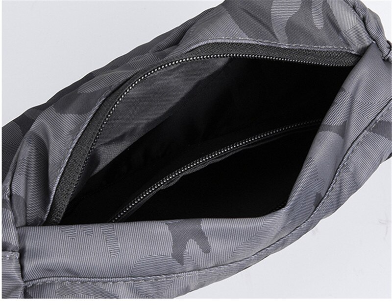 Waterdichte unisex heuptas met print, borsttas, buitensporttas, crossbodytas, casual reistas voor heren, heuptas