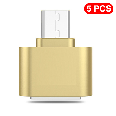 OTG Type C To USB 2.0 OTG Adapter USB C to USB 2.0 Converter Universal Male To Female Adapter Connector For Android Smartphones: Silver
