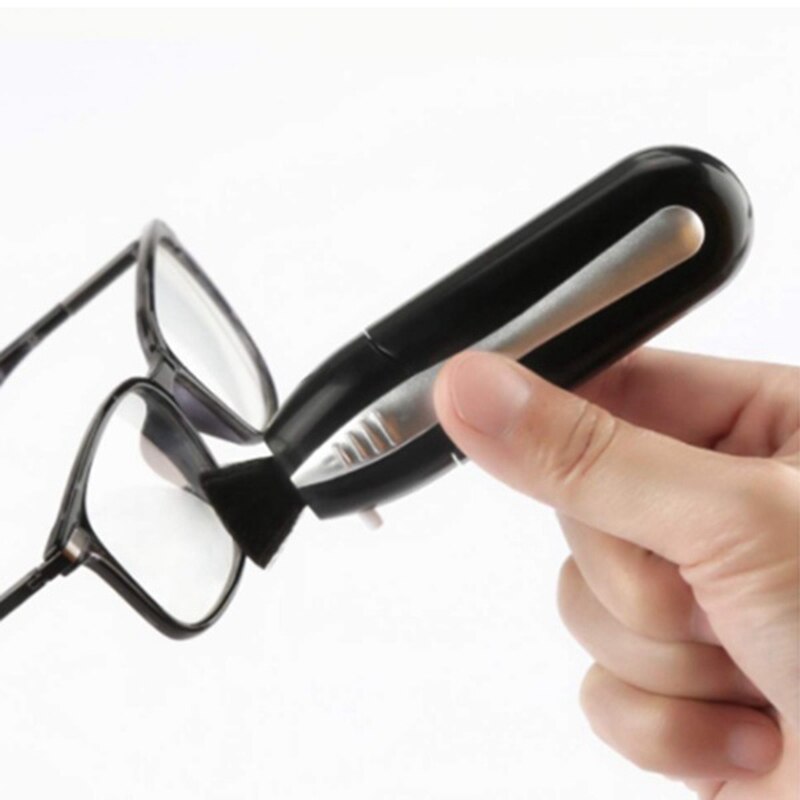 4Pcs Portable Glasses Cleaner Carbon Clean Injected Glasses Sunglasses Brush 2 in 1 Glasses Cleanup No Glass