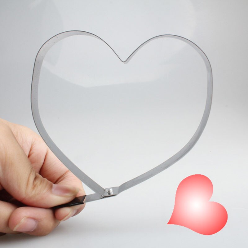 Kitchen Egg Mold Heart Shaped Cook Fried Eggs Mold Portable Cook Fried Egg Pancake Mold Stainless Steel Egg Mold Kitchen Tool