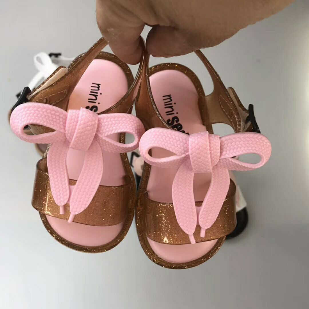 Mini Shoes Summer Style Jelly Shoe Girl Non-slip Kids Beach Sandal Toddler Kids Sandals