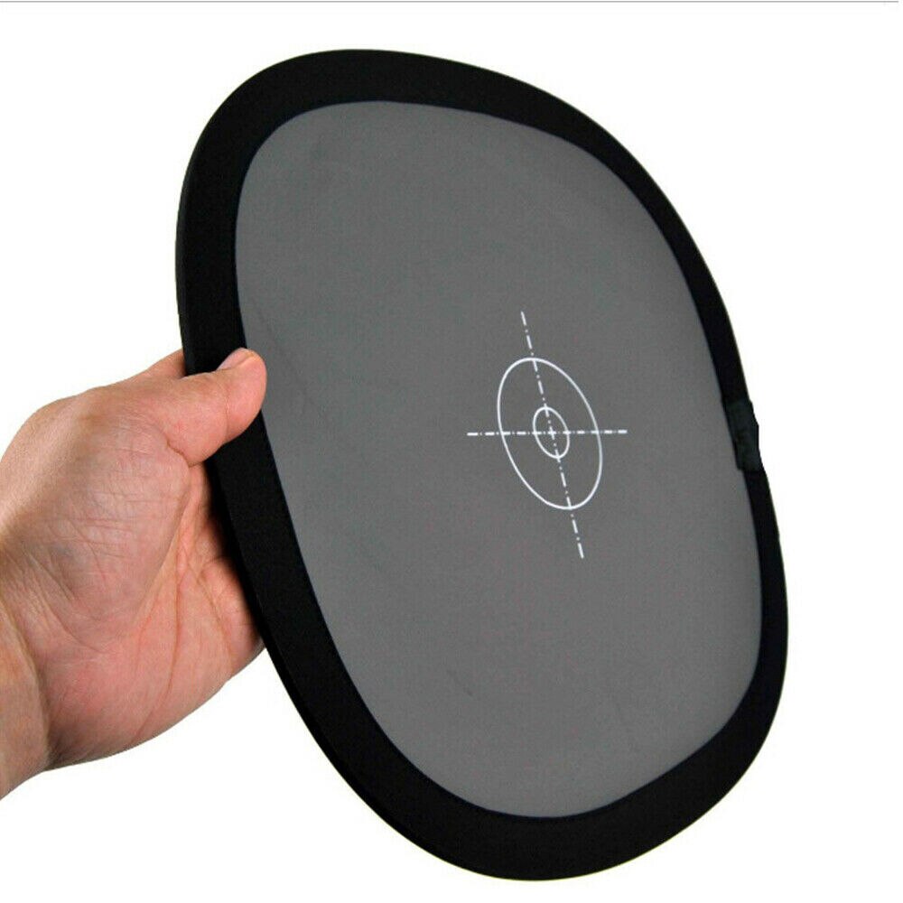30CM Photography White Balance Card Double Face Focus 18% Reflectance Gray+ Pure