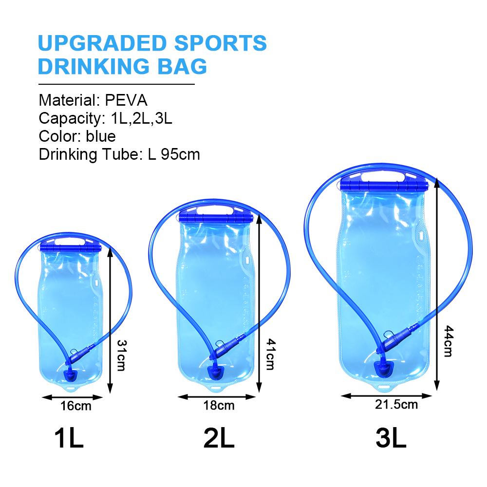 3L/2/1L Durable Bladder Bag Water Bladder Bag Sports Water Bag Outdoor Climbing Travel Storage Camping