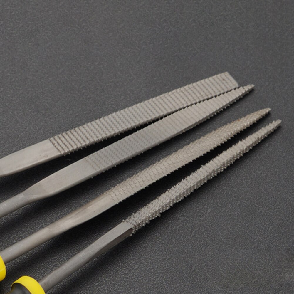 6Pcs 140mm Mini Metal Rasp Needle Files Set Wood Carving Tools for Steel Rasp Needle Filing Woodworking Hand File Tool