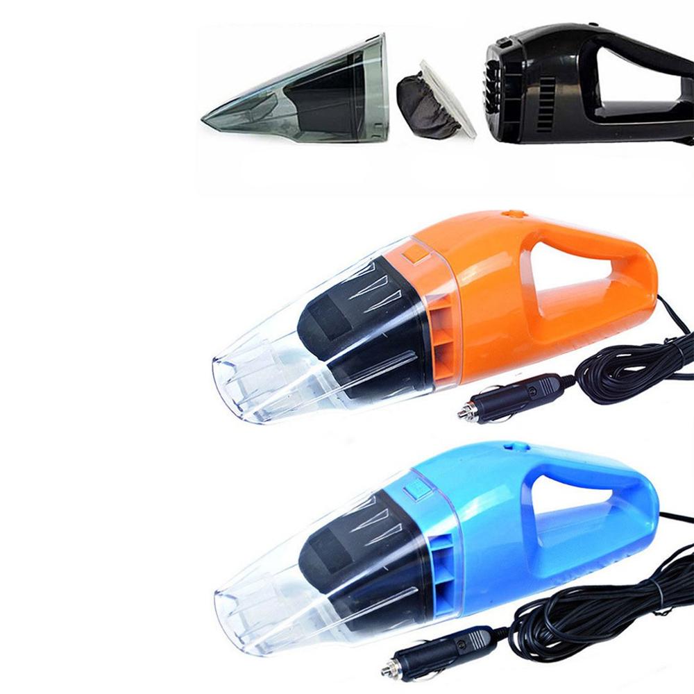 Mini Home Car Dual Purpose Portable 12V Vacuum Cleaner ABS Plastic Pp Bakelite Lighter Built-In Insurance Tube