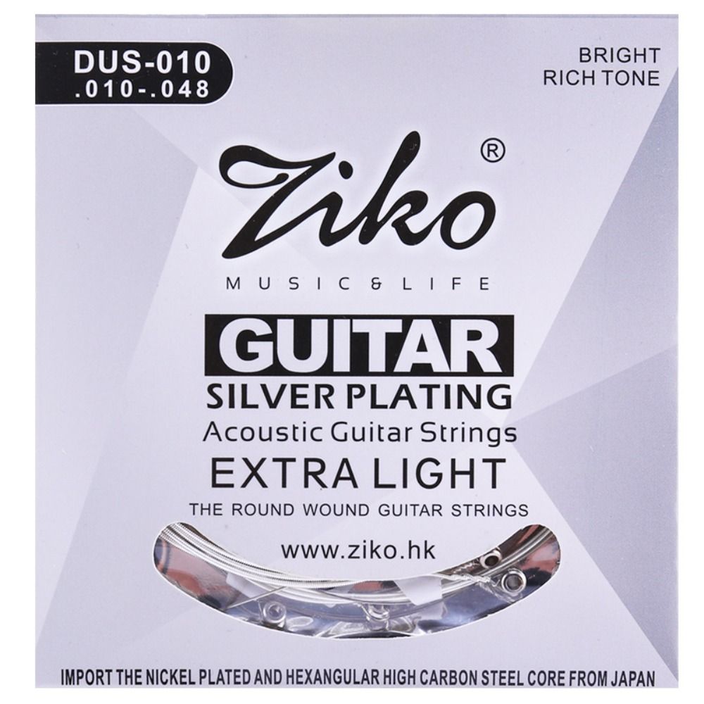6 Saiten einstellen Akustik gitarren saiten Draht dcz dag dp dus DR Volk Gitarren saite Durcheinander kern Sechseck legierung Gitarren saite: Marine Blau