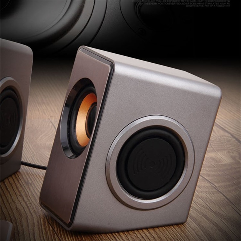 Surround Computer Speakers with Deep Bass USB Wired Powered Multimedia Speaker Notebook Desktop Computer Mini Speaker