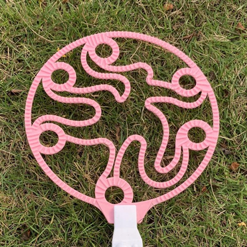 1pcs Bubble Blower Blowing Plastic Children Jumbo Giant Blower Ring Bubble Maker Bubble Wands for Girls Kids Boys