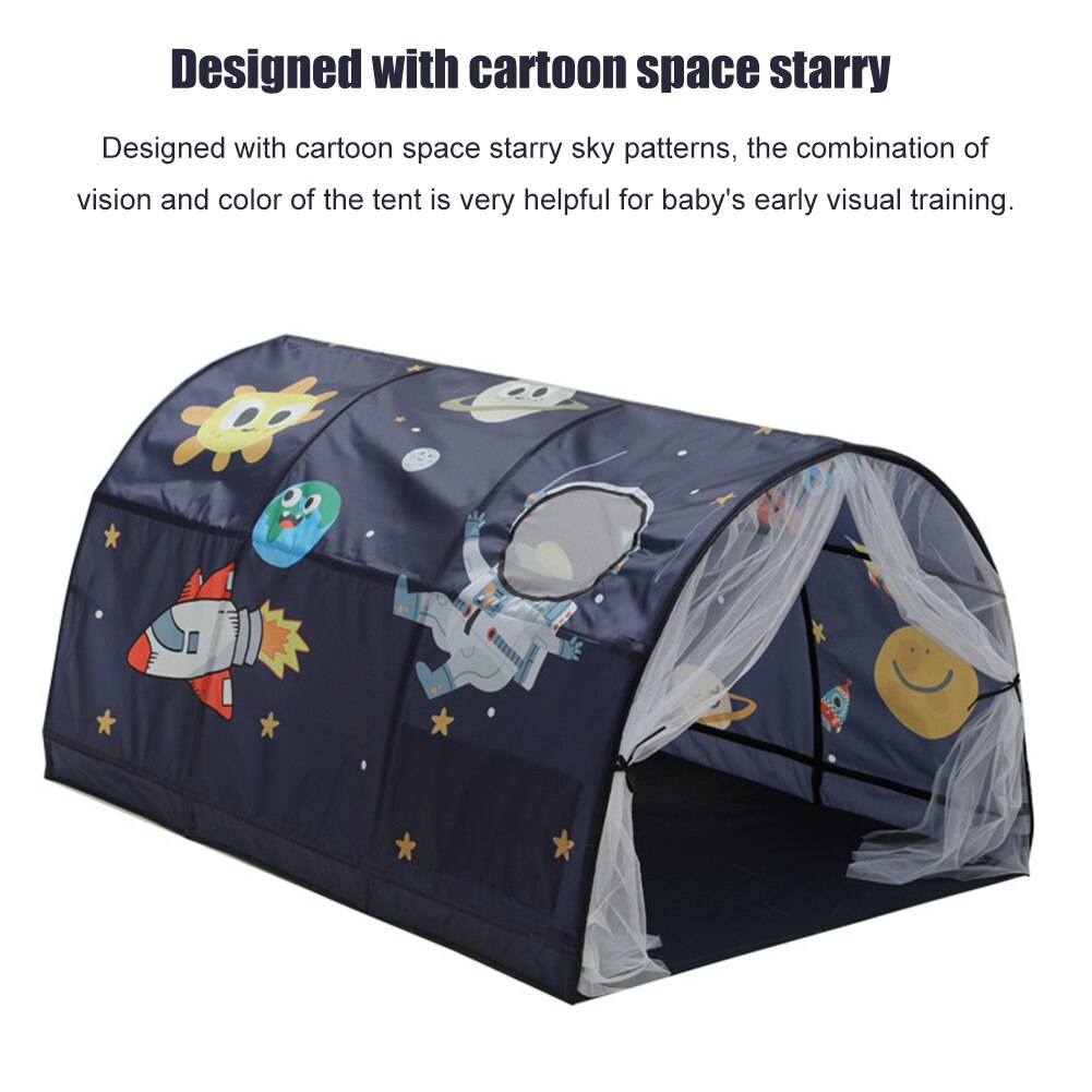 freundlicher freundlicher Spielen Zelt Ich bin Freien Spaß Picknick Schlaf Doppel Netz Vorhang Spielen Schlaf Zelt Faltbare Junge Mädchen Rosa Blau Polyester