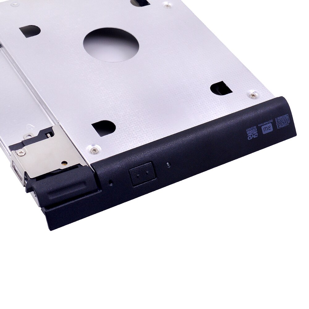 Chipal com dupla luz led 2nd hdd caddy 9.5mm sata 3.0 ejetor para dell latitude e6320 e6420 e6520 e6330 e6430 e6530 CD-ROM