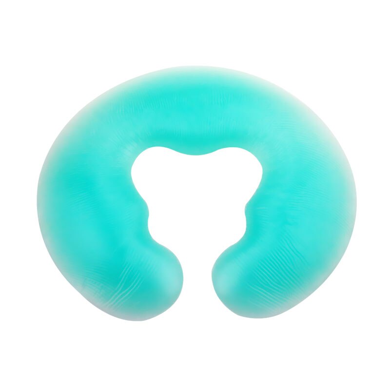 1Pcs 700G Soft Silicon Spa U-vorm Massage Kussen Spa Gel Pad Gezicht Relax Body Massage Cradle Kussen gezondheidszorg: green