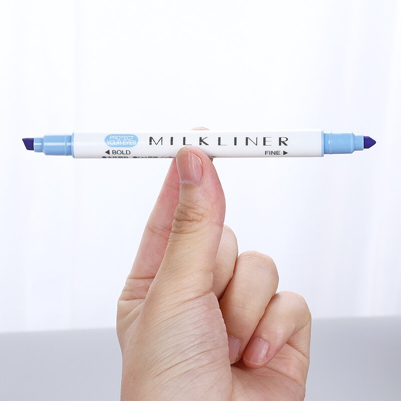 Dubbele Hoofd Mildliner Markeerstiften Art Marker Markeerstiften Pastel Markers Aquarel Fluorescerende Pen Tekening 04428