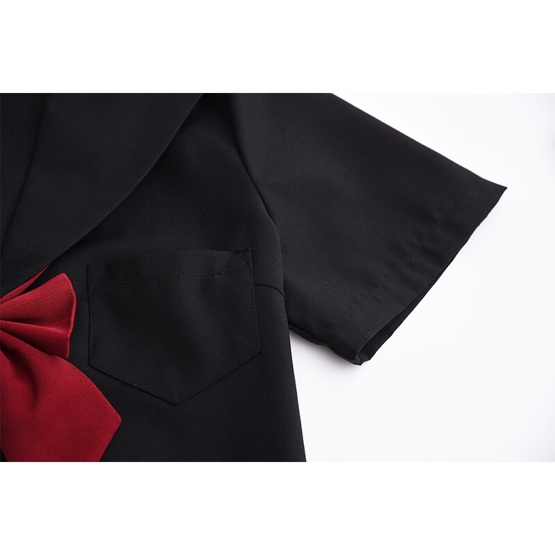 Uniforme escolar negro japonés de Svitania, uniforme de marinero, traje de escuela secundaria, uniformes de estudiantes femeninas