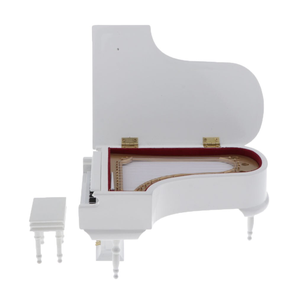1:6 Mini Holz Klavier Modell für Puppenhaus, freundlicher vorgeben Spielen Spielzeug Birhday