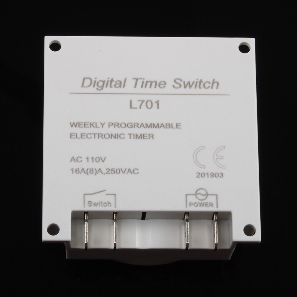 12V/24V/110V/220V Accurate Electronic Programmable Minutes Counter Mini Portable LCD Digital Kitchen Control Power Timer Switch